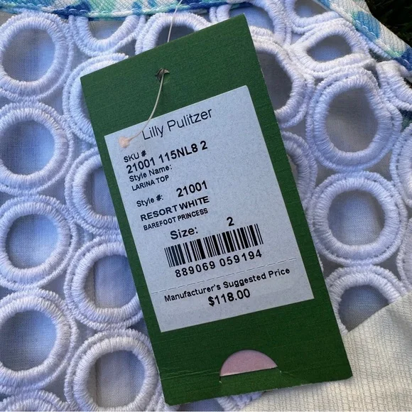 Lilly Pulitzer Larina top - Picture 6 of 8